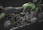 Motorcycle, Vitaliy Kirilchik : Body and engine maps were built in 4k
Tires, wires and glass made in Substance Designer