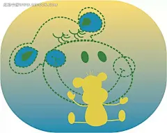 矢量卡通动漫图形组合插画卡通人物|卡通人物图片|蓝色渐变背景|漫画人物|人物素材|人物图片|矢量人物|手绘插画|线条|卡通漫画人物图片|骑马人物图片|人物素材人物图片|人物图片　插画人物