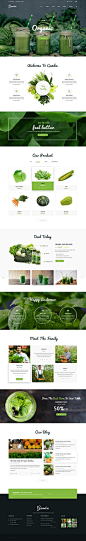 Gamba is a powerful, modern and creative #PSD template designed for food…: 