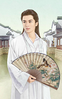 傲骨木兰采集到古风美男_抠图