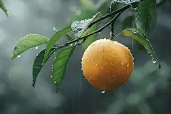 甘爽西柚果树上的果实