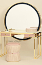 Regilla ⚜ La Perla, Mia vanity table designed by Walter Terruso: 