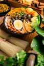 螺蛳粉美食摄影图