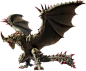 Espinas : Espinas is a Flying Wyvern introduced in Monster Hunter Frontier Season 2.0. Espinas is physically similar to a Rathian, but alongside scales its body is covered in hot pink spikes full of venom and rough green armor plating. A long, pink, venom