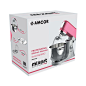 其中可能包括：a pink mixer sitting in front of a box
