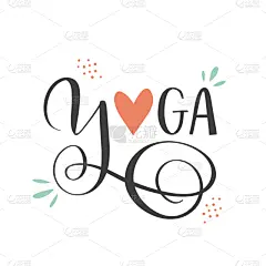 瑜伽,文字,矢量,绘画插图,华丽的,请柬,贺卡,运动,背景分离,平衡