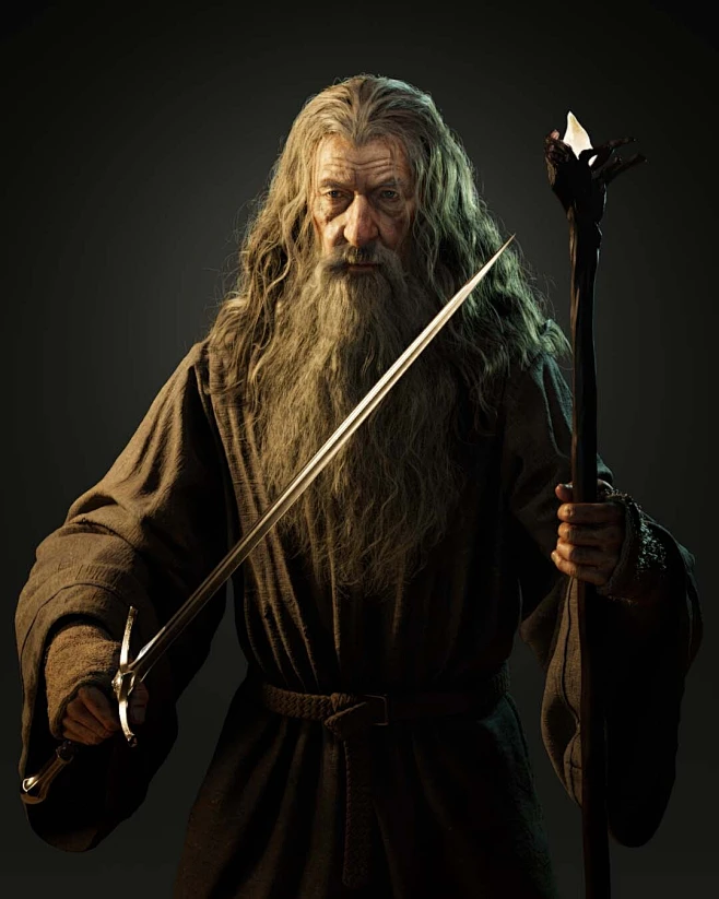 Gandalf Fanart-花瓣网