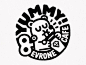 Yummy! logo character cartoon japanese fun cute cafe doodle kawaii yummy evrone typography lettering illustration