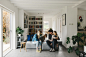Arthur Smart Family Portrait in Living Room