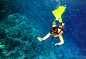 boy floats under water by Andrey Armyagov on 500px