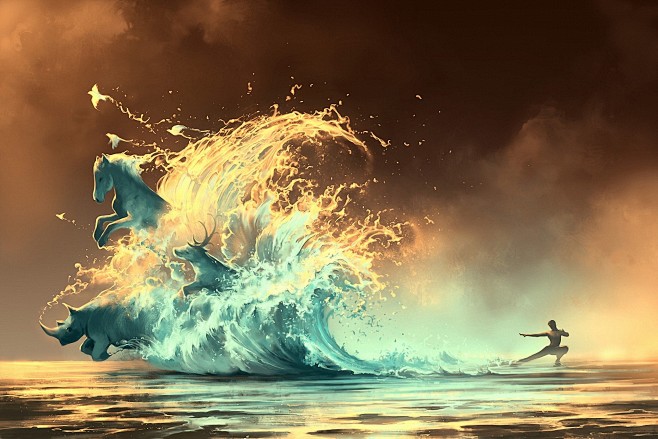 Avatar water artwork...