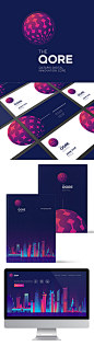 [米田/主动设计整理]Branding: THE QORE Branding Design by Hadeel Sayed Ahmad