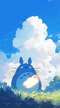 手机壁纸 | 龙猫 - 小红书