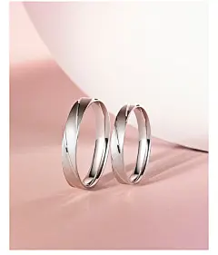 周六福（ZLF） PT950铂金戒指男女款白金情侣对戒求婚订婚指环爱无止境 13号-3.16g【图片 价格 品牌 报价】-京东