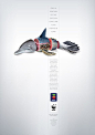 WWF 公益海报设计一组。