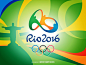 Colorful Rio 2016 banner