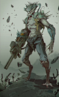 Porcupine, Yuriy Chemezov : Regular  soldier Another concept for book. 