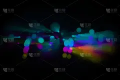 全息氖背景。摘要故障设计。80 / 90年代的风格和趋势