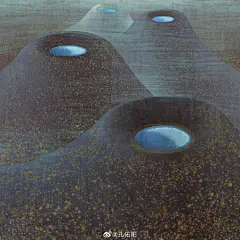 《山路》《山云》《山田》《山河》《山月》《山池》《山木》《山门》《山湖》 插画超话 #插画# ​​​​