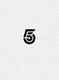 设计无难事｜数字5的LOGO设计案例！