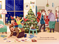 Christmas Story : Christmas communication materials for Bucharest law firm