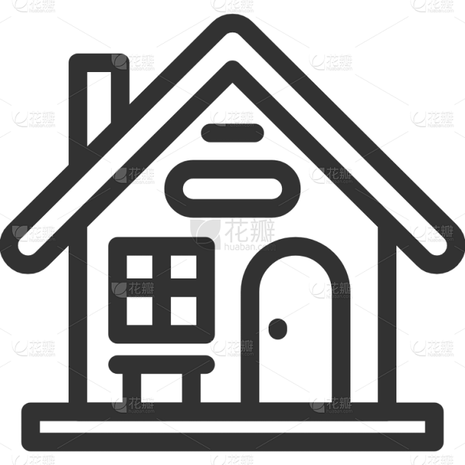 ICON-矢量房屋楼房建筑图标10