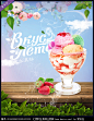 冰淇淋广告,海报设计,画册/宣传单/广告,设计,汇图网www.huitu.com