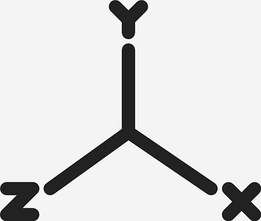 三维坐标设计实体图标_88ICON https://88icon.com 三维坐标 设计实体