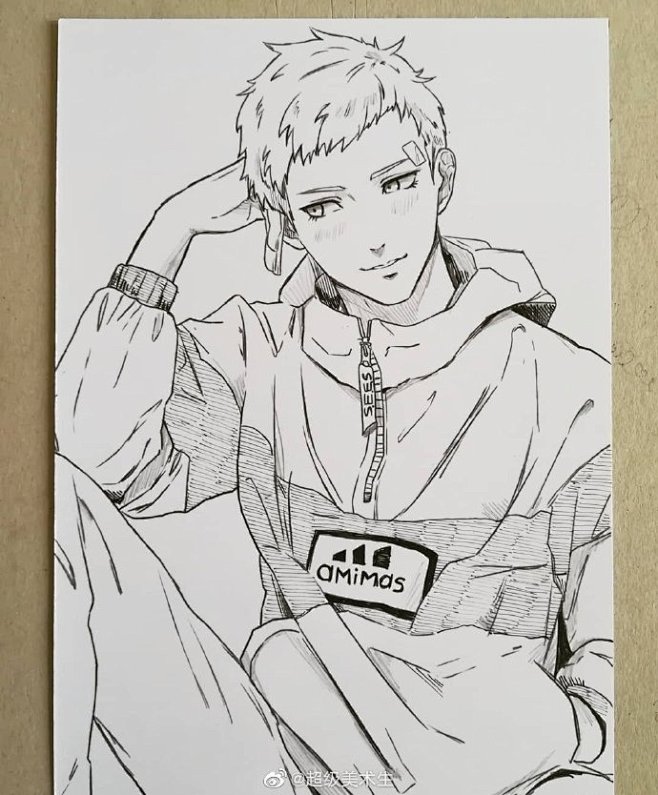 热血帅气的黑白手绘
.
人物插画设计师
...