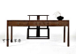 创意实木中式家具/老榆木书桌/条桌/实木写字书桌椅/老榆木家具