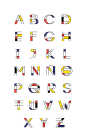 MONDRIAN | Free Font : Type inspired in Mondrian.