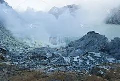 爪哇,火山,印度尼西亚,火山口,烟熏室,麻醉剂,矿工,金属矿石,硫磺,水平画幅