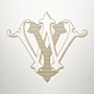Custom Wedding Monogram - WY YW - Wedding Monogram - Vintage