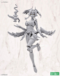 寿屋：《ARCA NADEA/阿卡纳迪亚》第12弹 Willize Mode 灰模更新-78动漫模型玩具网 模玩 变形金刚玩具 高达模型 圣斗士圣衣神话 动漫周边