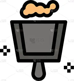 簸箕,扫帚,彩色图片,平坦的,计算机图标,清洁工,棍,设备用品,打扫