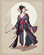 Alejandro Escudero's submission on Feudal Japan: The Shogunate - Character Design : Challenge submission by Alejandro Escudero