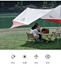 Naturehike挪客天幕户外遮阳防紫外线露营防晒沙滩帐篷防雨遮阳棚-tmall.com天猫
