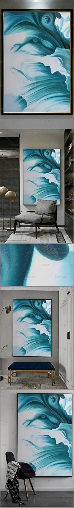 花纹图案-高清立体抽象油画艺术（一千四百八十八）花纹图案家居数码图案