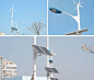 street lights powered by solar and wind energy are an emerging trend in china