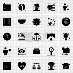 set 25 universal business icons