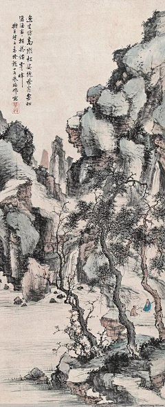 雪小石采集到国画---山水图