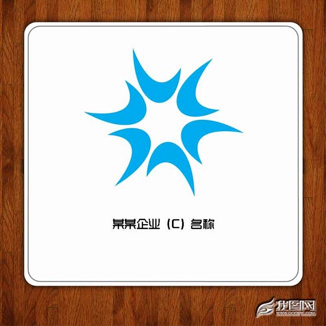 适合多种行业的C字变形的logo设计