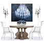 The Chandelier : #homeaccents #Polyvorehome #homeideas