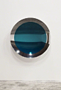 Anish Kapoor, Untitled (Teal), 2015, Stainless steel and laquer, 140 x 140 cm