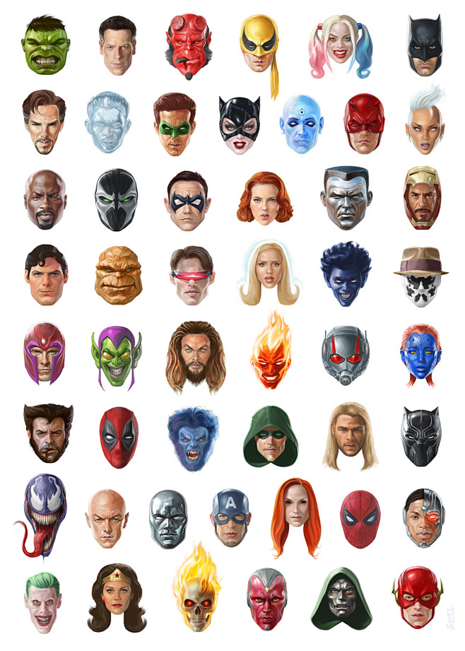 300 Heroes Faces 1