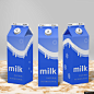 牛奶包装样机 牛奶盒样机 酸奶纸盒样机 鲜奶盒样机 牛奶纸盒样机 果汁包装样机 塑料包装样机食品样机样机素材