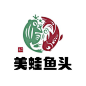 美蛙鱼头图片logo