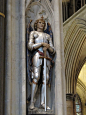 Archangel Michael, Salisbury Cathedral, England.