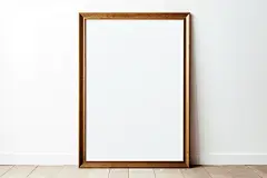 木画框装饰相框木质图片摄影图