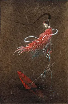 百妖异闻，缥缈绝美，人气插画师杉泽手绘《山海经》百妖插画精选